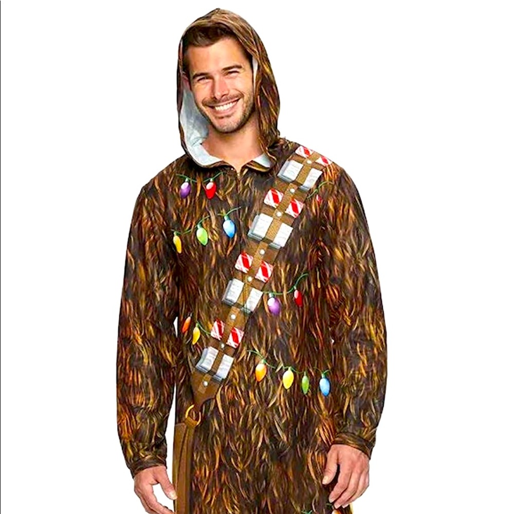Chewbacca Christmas Onesie Size Medium